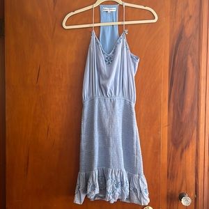 Karina Grimaldi XS beaded blue dress